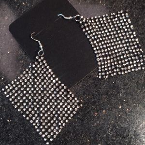 Rhinestone earrings